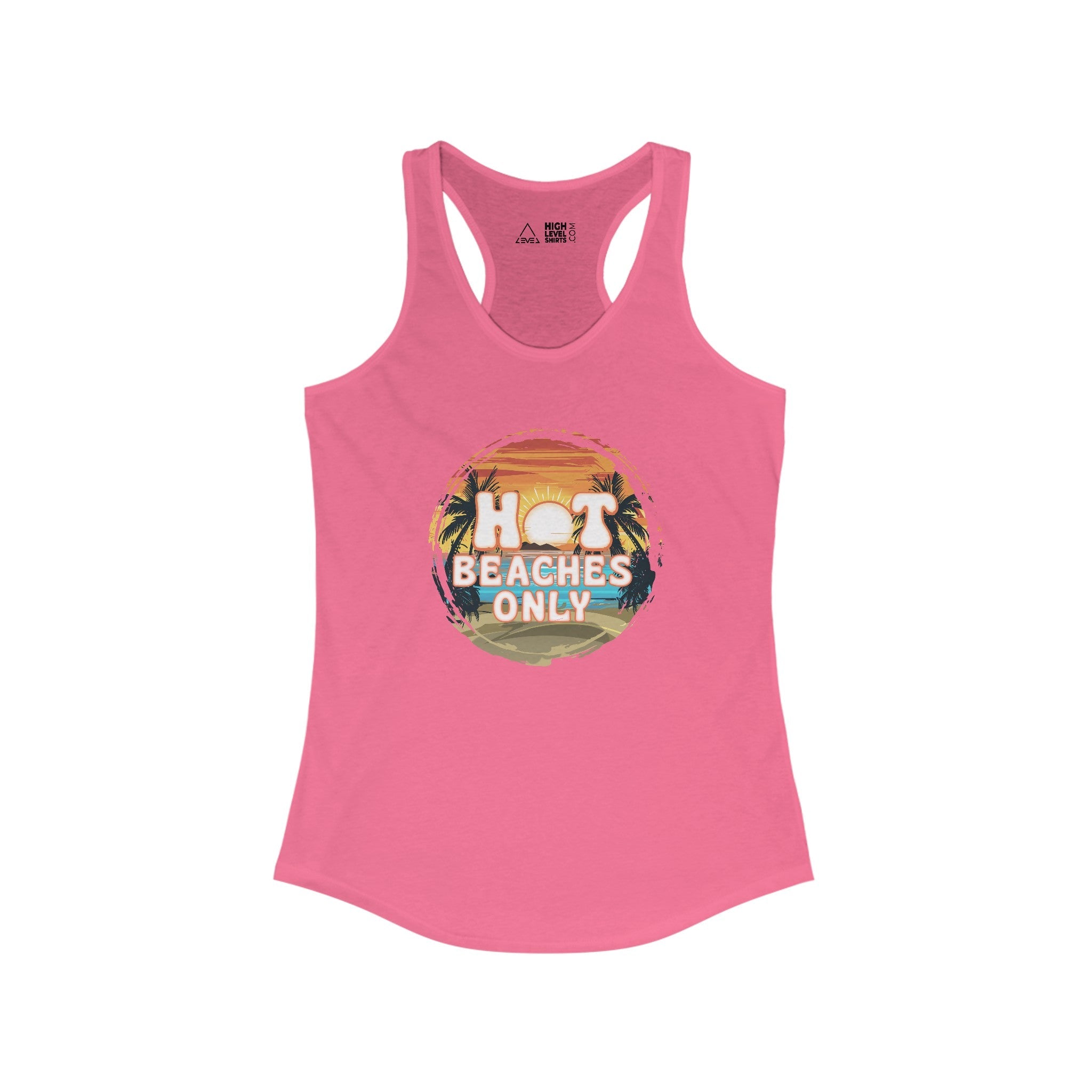 Hot Beaches Only Women's Tank Top - High Level Shirts