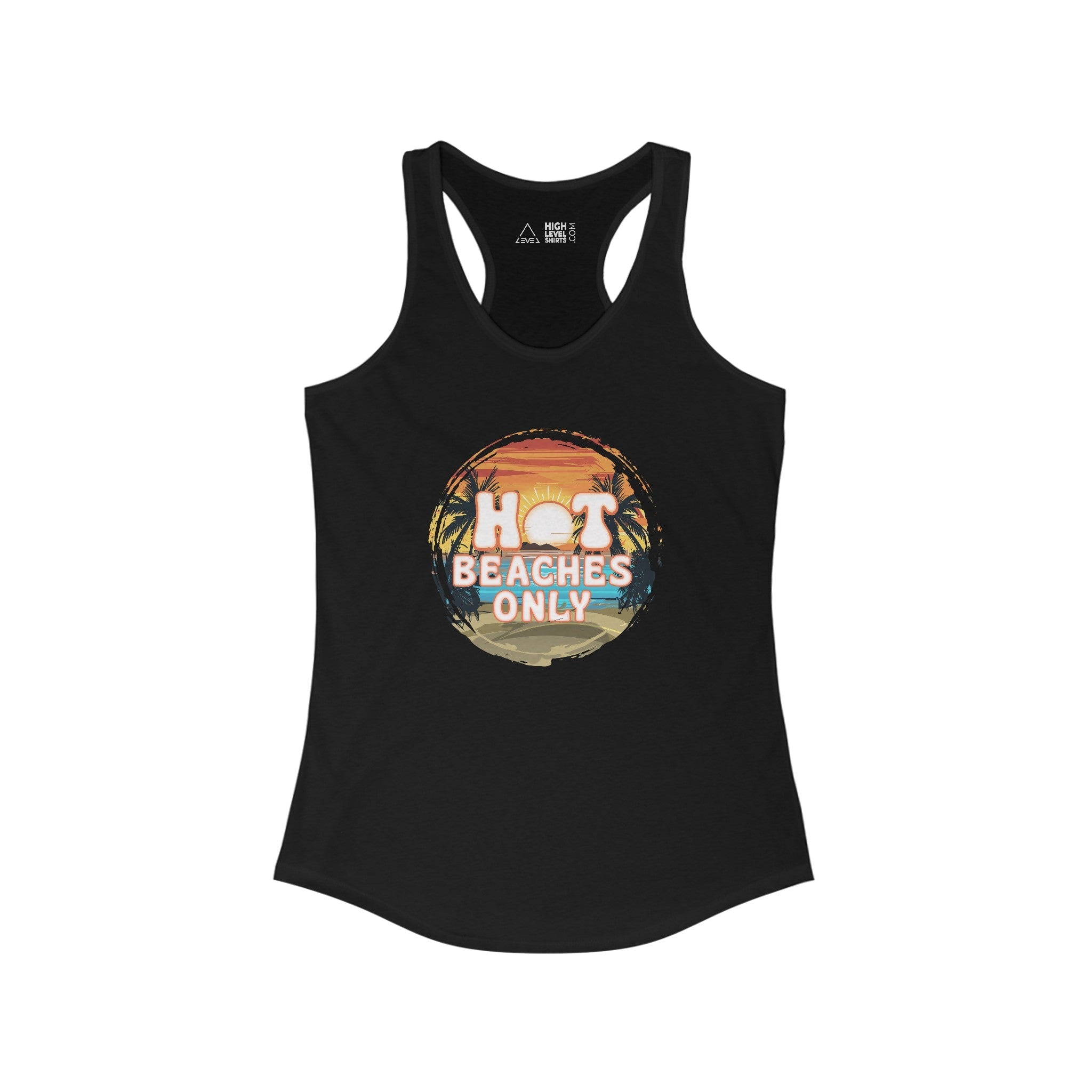 Hot Beaches Only Women's Tank Top - High Level Shirts