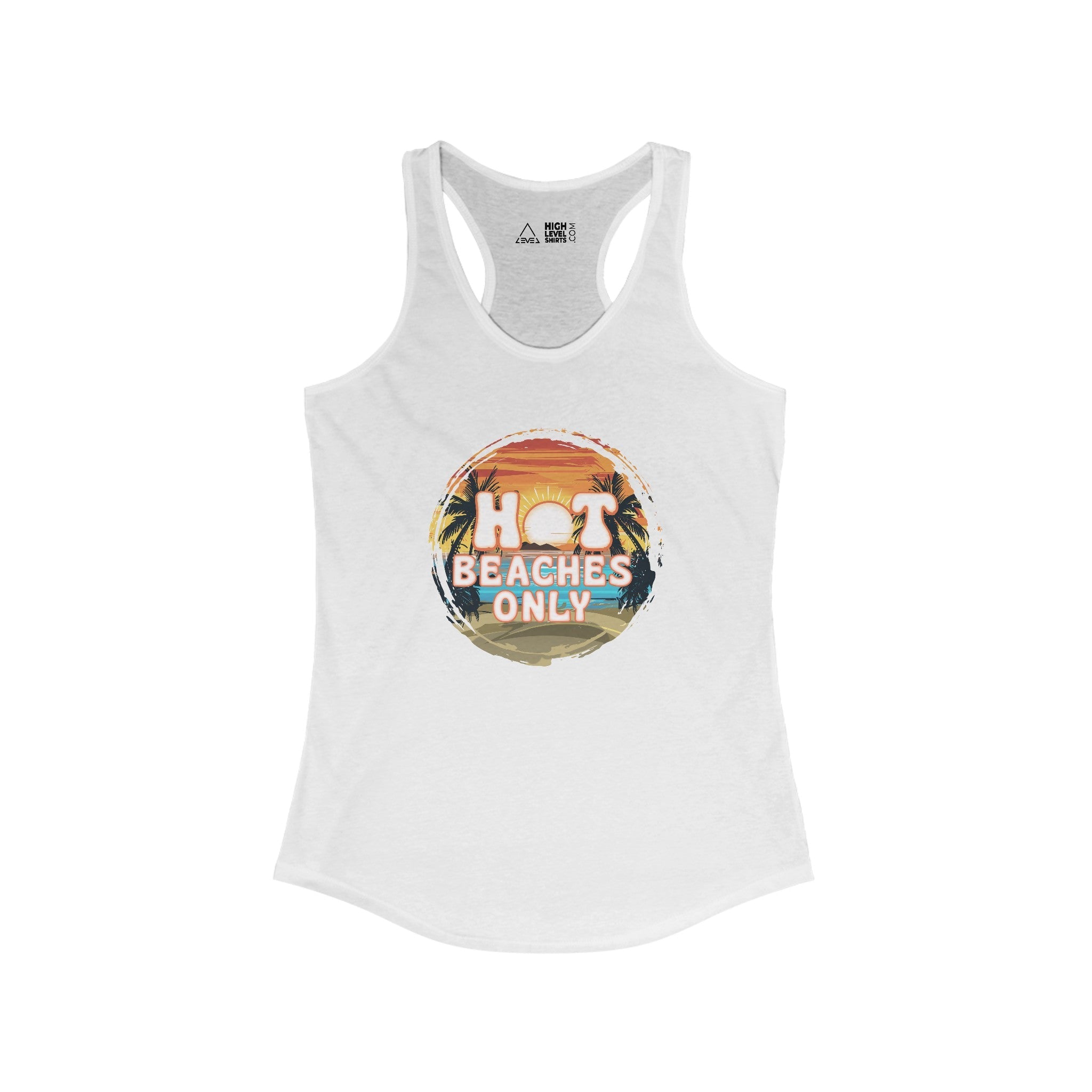 Hot Beaches Only Women's Tank Top - High Level Shirts