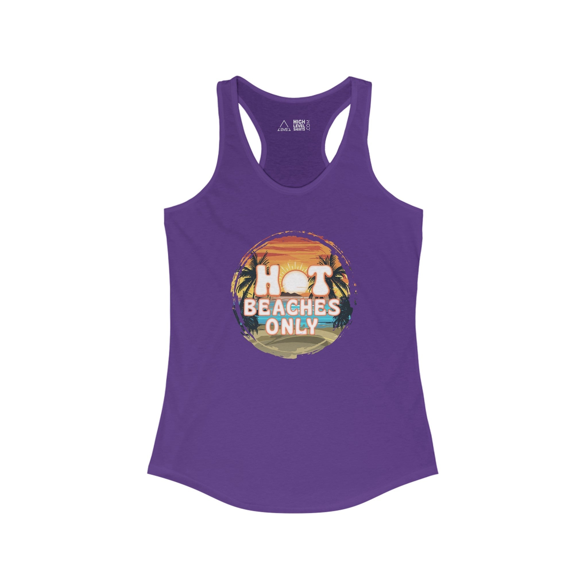 Hot Beaches Only Women's Tank Top - High Level Shirts