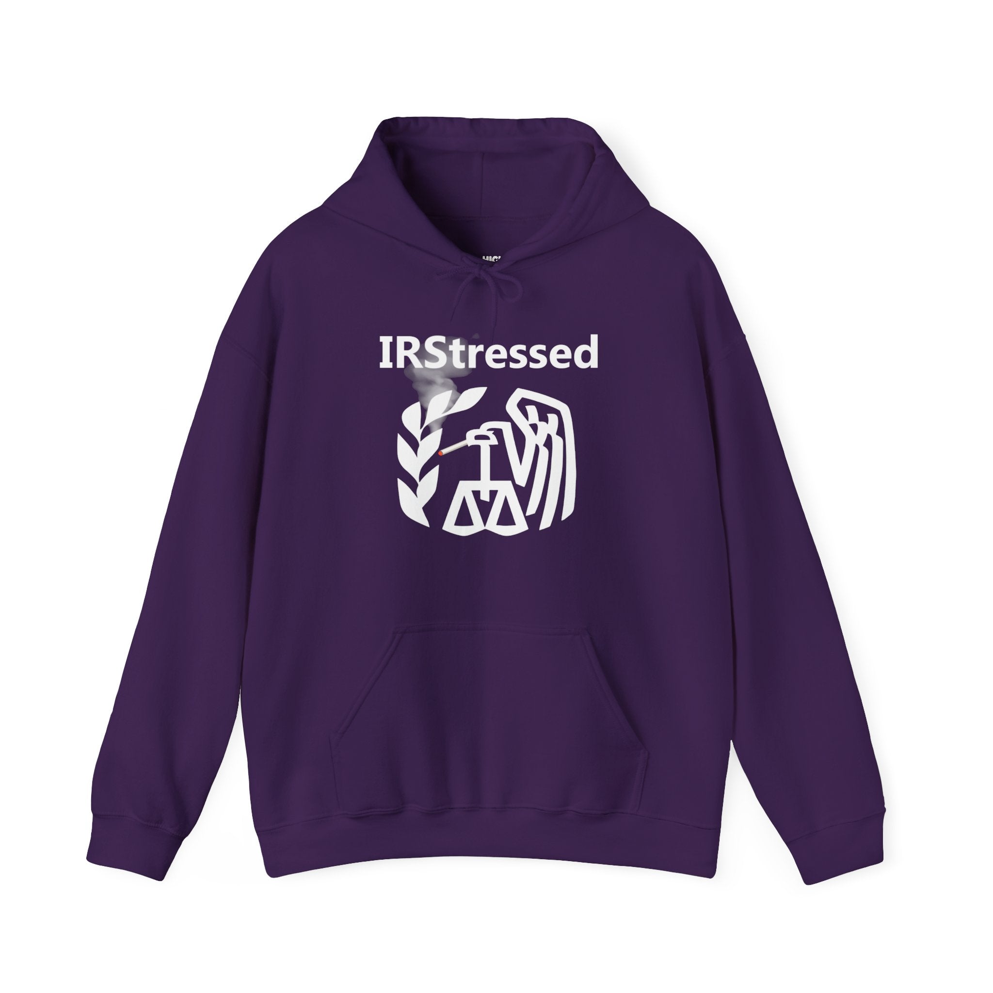 IRS Stressed Hoodie - High Level Shirts