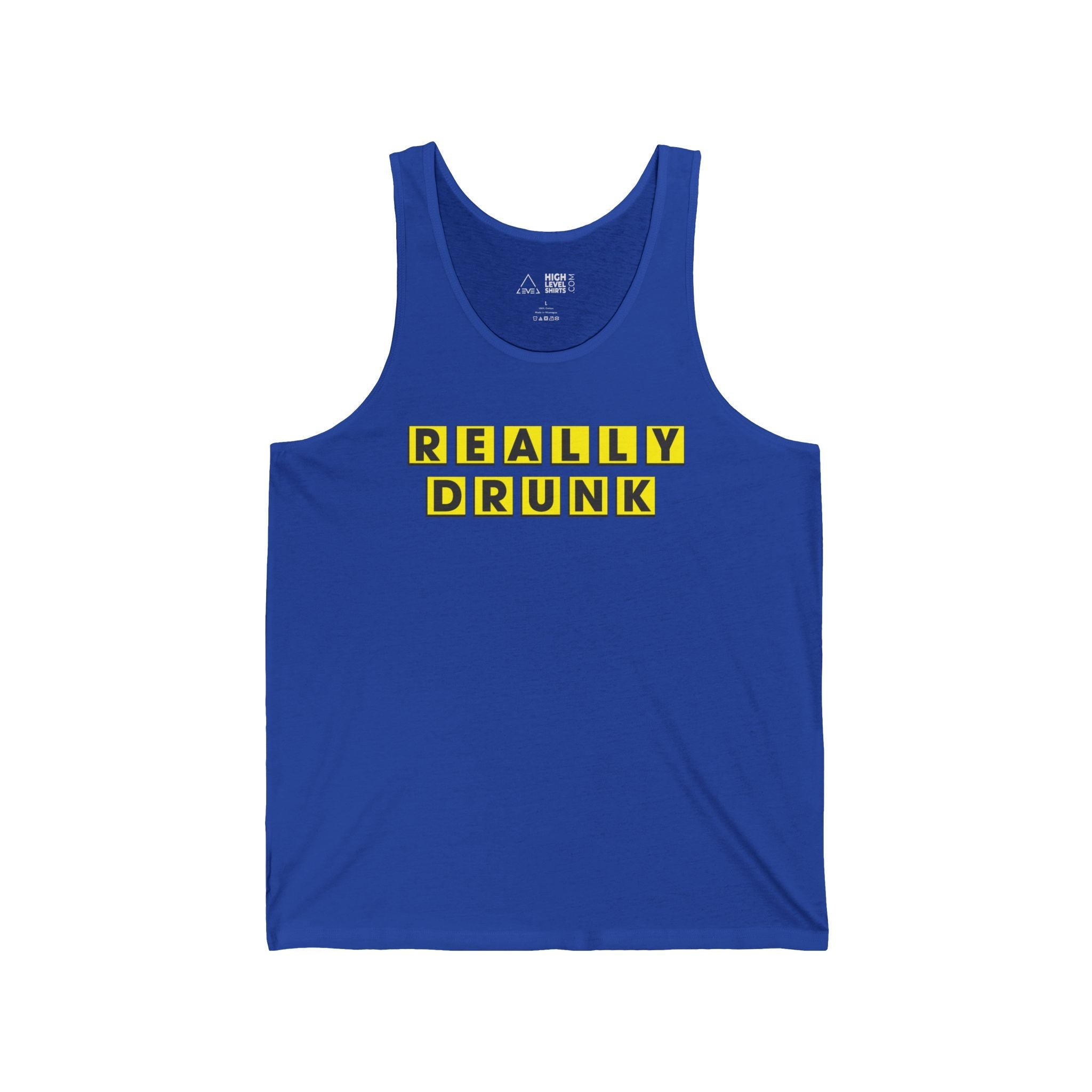 Really Drunk Men's Tank Top - High Level Shirts