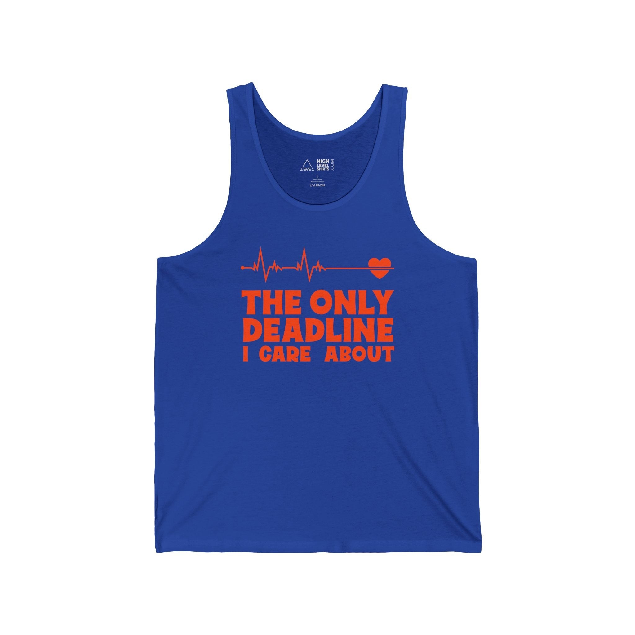 The Only Deadline Men's Tank Top - High Level Shirts